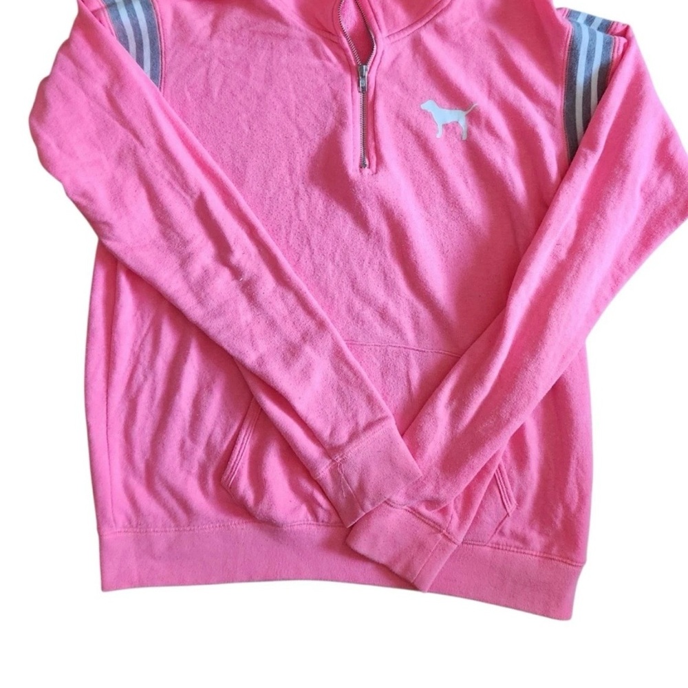 Victoria's Secret Pink Half-Zip Sweatshirt